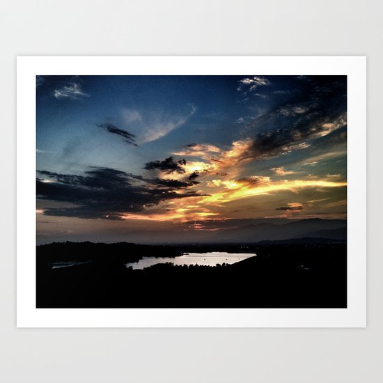 Sunset Art Print