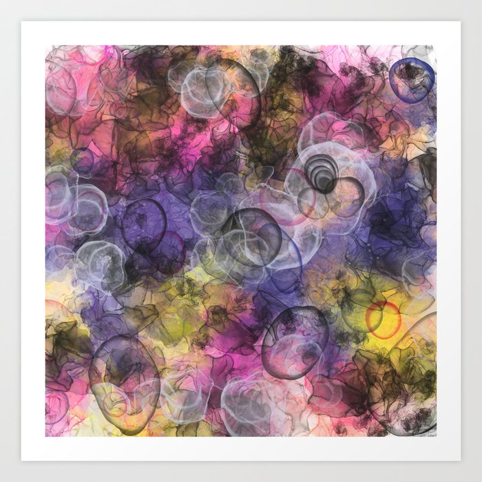 Alcohol Ink Series #2 - Abstract Ink Painting Art Print