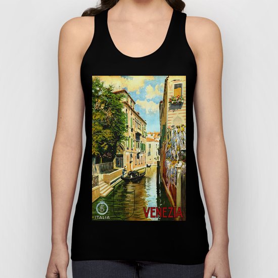 Venezia - Venice Italy Vintage Travel Unisex Tank Top