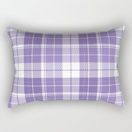 Ultra Violet Tartan Pattern Rectangular Pillow