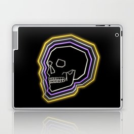 Nonbinary skull Laptop & iPad Skin