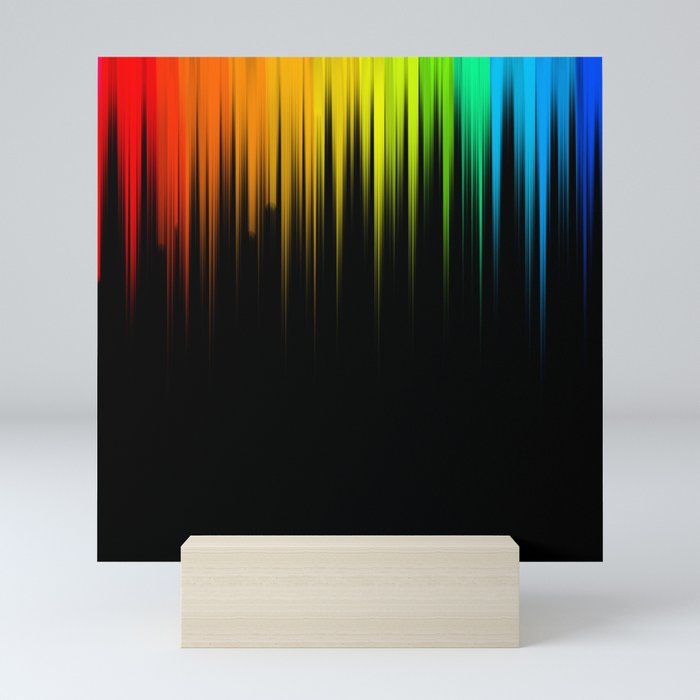 Fierce Rainbow Mini Art Print
