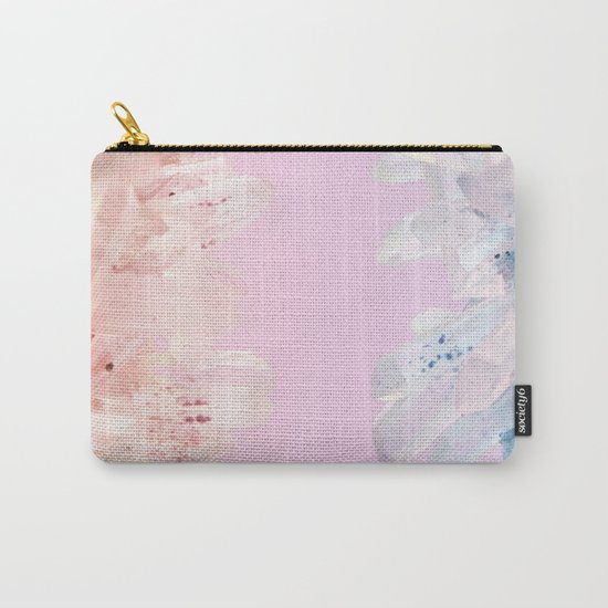 Serenity and Rose Quartz Crystals Carry-All Pouch