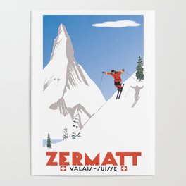 Zermatt, Valais, Switzerland Poster