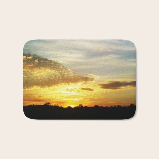 Feel the Sunset Bath Mat
