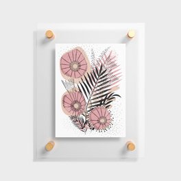 Pink flower Floating Acrylic Print