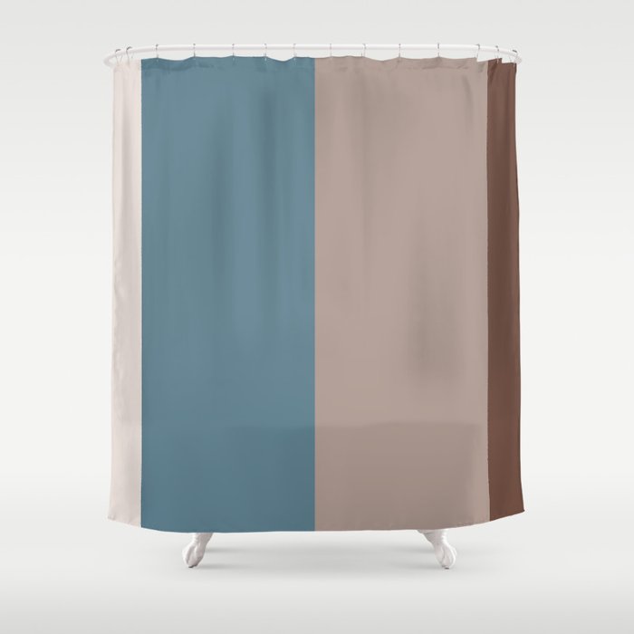 4 Bold Wide Lines Behr Blueprint Blue Brown Velvet Coffee With Cream And Cameo Stone Shower Curtain By Pi Photography Landscape Nature Coastal Society6 4 Bold Wide Lines Behr Blueprint Blue, Blue Brown Shower Curtain