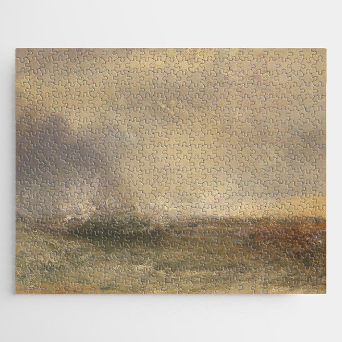 Joseph Mallord William Turner Stormy Sea Breaking on a Shore - 1845 Jigsaw Puzzle