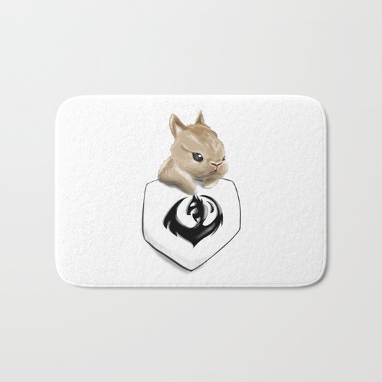Pocket Anything - Bunny Bath Mat