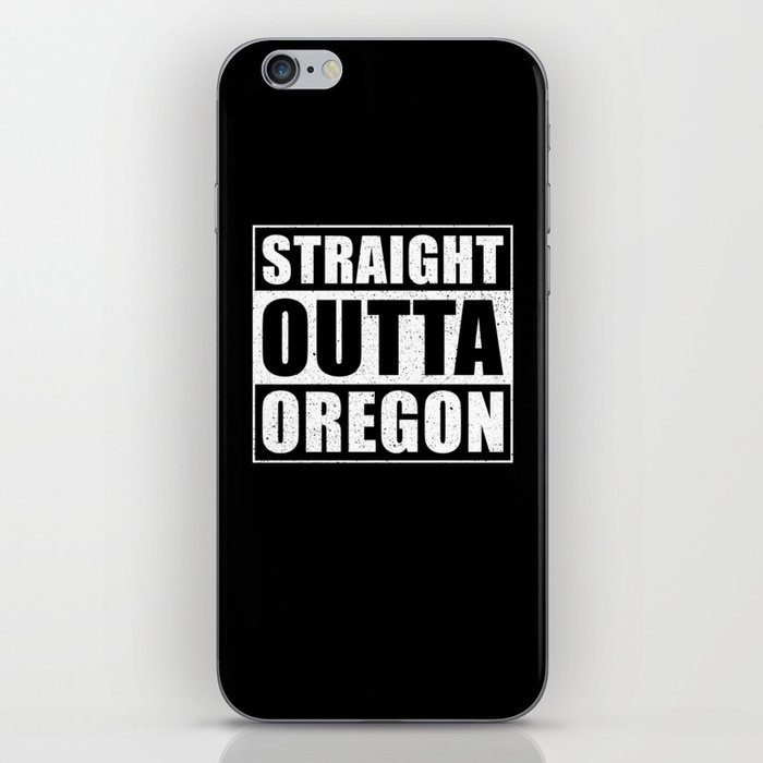 Straight Outta Oregon iPhone Skin