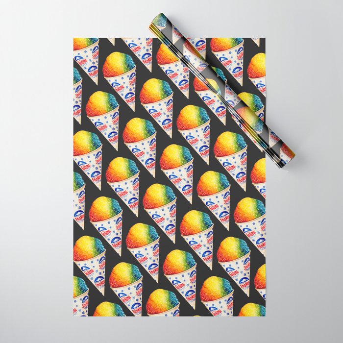 Snow Cone Pattern Wrapping Paper