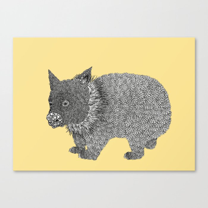 Little Wombat Canvas Print
