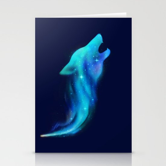 Arctic Howl Stationery Cards