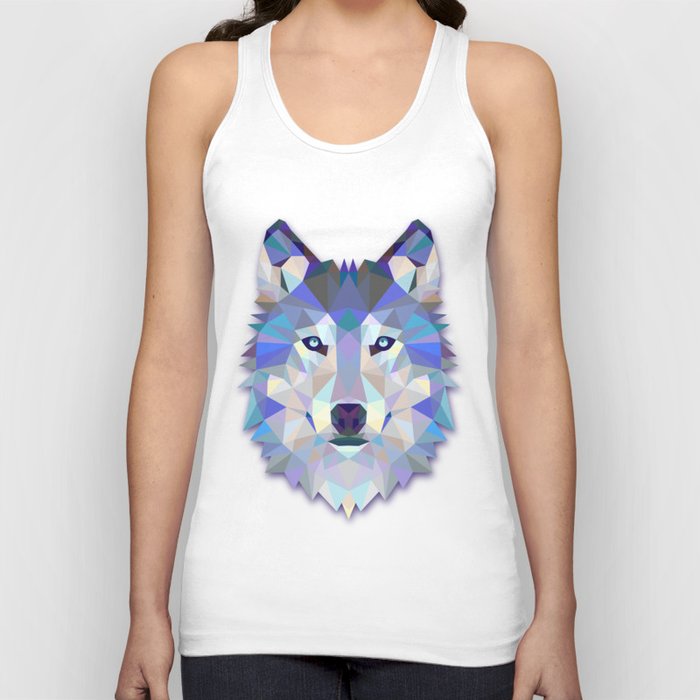 Colorful Wolf Tank Top