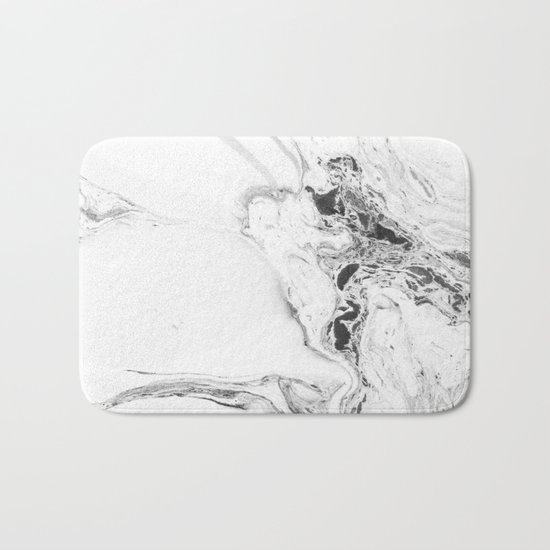 Marble Watercolor Bath Mat
