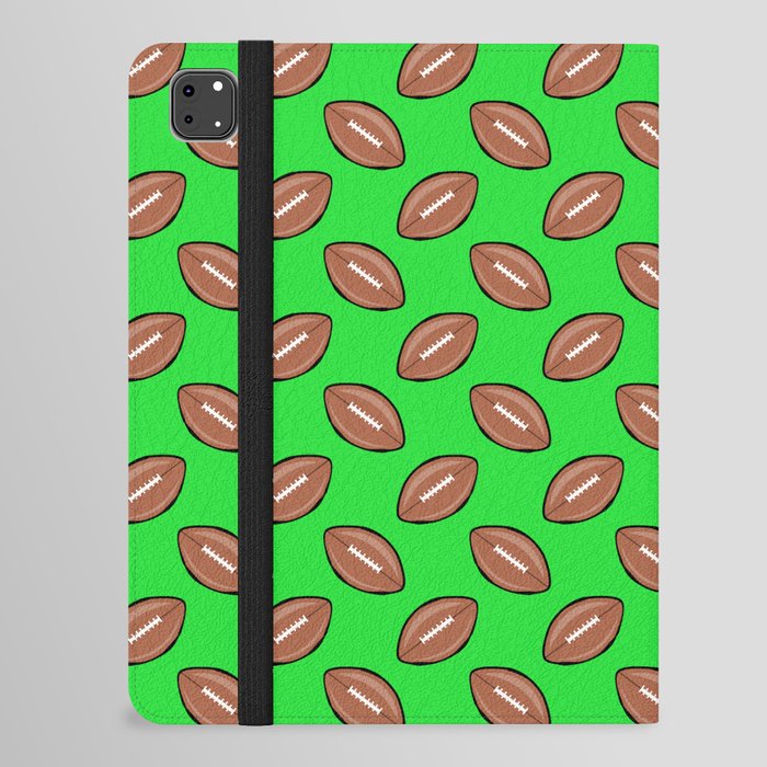 American Football Seamless Pattern iPad Folio Case