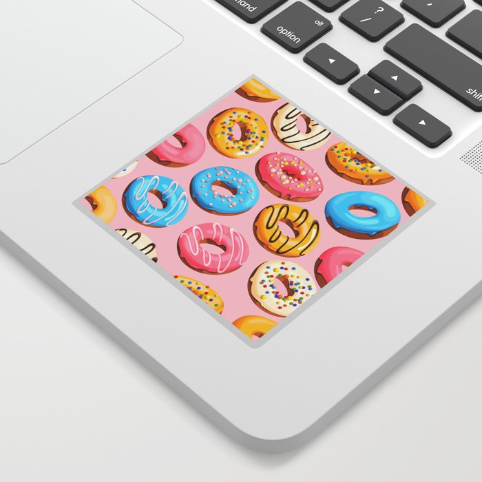 Doughnut Pink Modern Decor Sticker