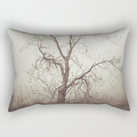 " Talking to the trees". Into the woods. Rectangular Pillow