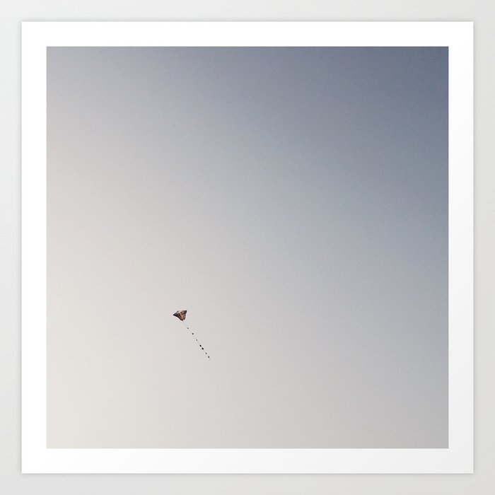 Lonely Kite III Art Print