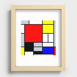 Mondrian Recessed Framed Print