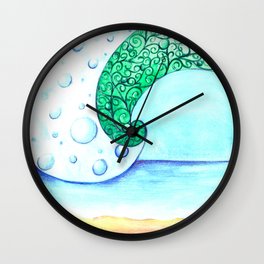 Sea and sky Wall Clock