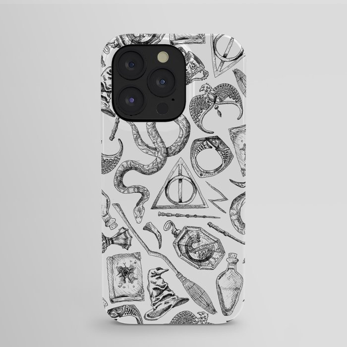 Harry Potter Horcruxes and Items iPhone Case