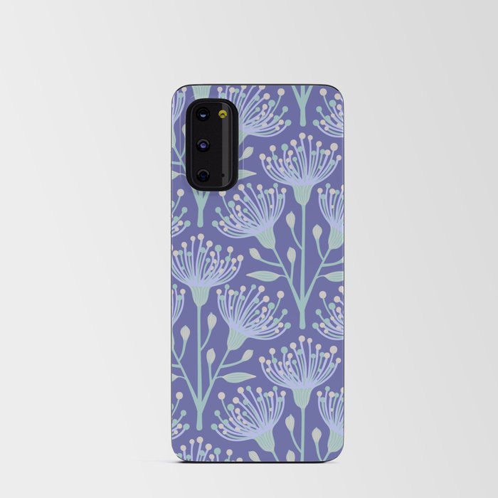 EUCALYPTUS FLORAL in LIGHT VERY PERI PURPLE Android Card Case