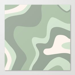 Abstract waves F Canvas Print