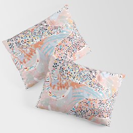 Colorful Wild Cats Pillow Sham
