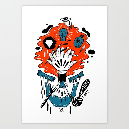 Loast Time Art Print