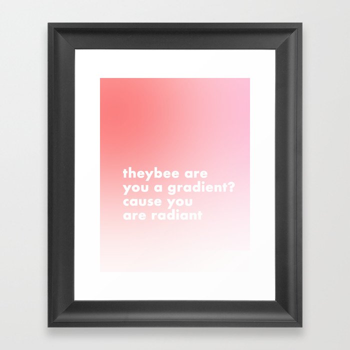 futura valentine Framed Art Print