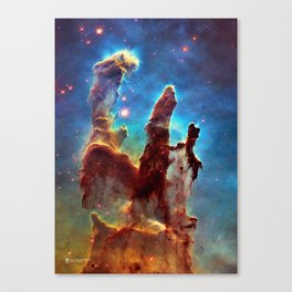Hubble Telescope: Pillars of Creation Canvas Print
