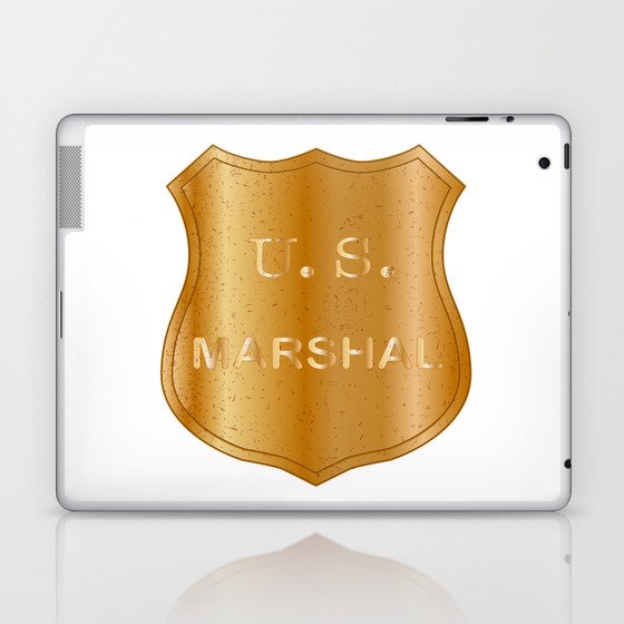 United States Marshal Shield Badge Laptop & iPad Skin