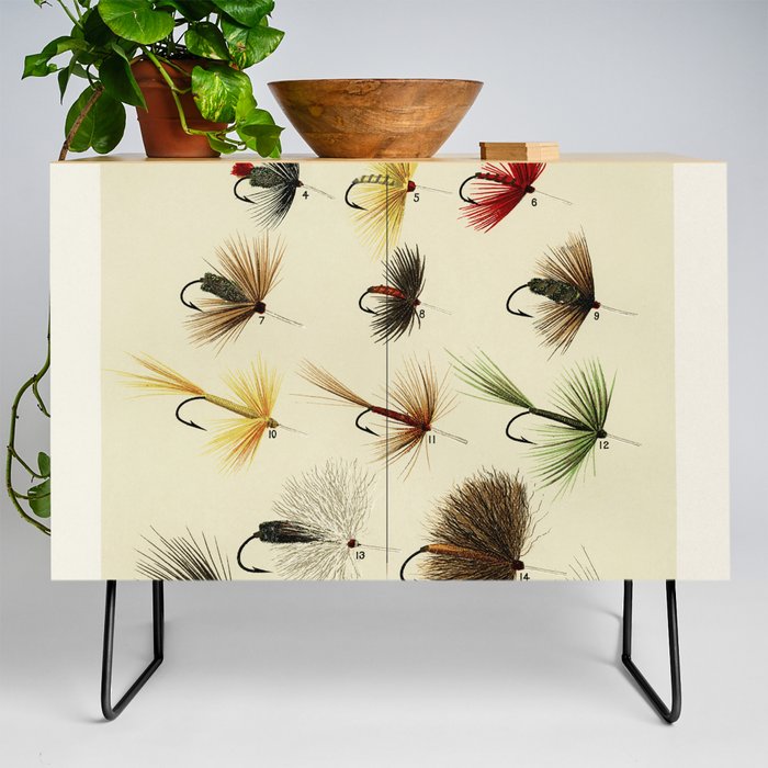 Hackles - Flies - Fly Fishing Lure Credenza