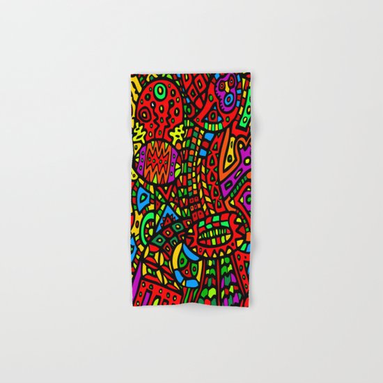 Abstract #411 Hand & Bath Towel