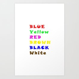 colour Art Print