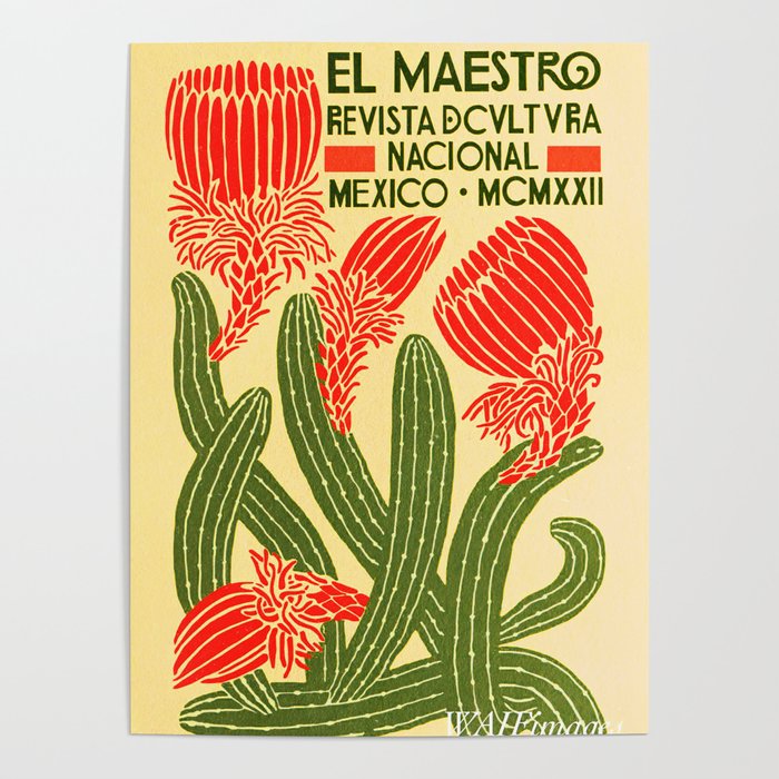 Vintage Mexican Magazine (1922) Poster