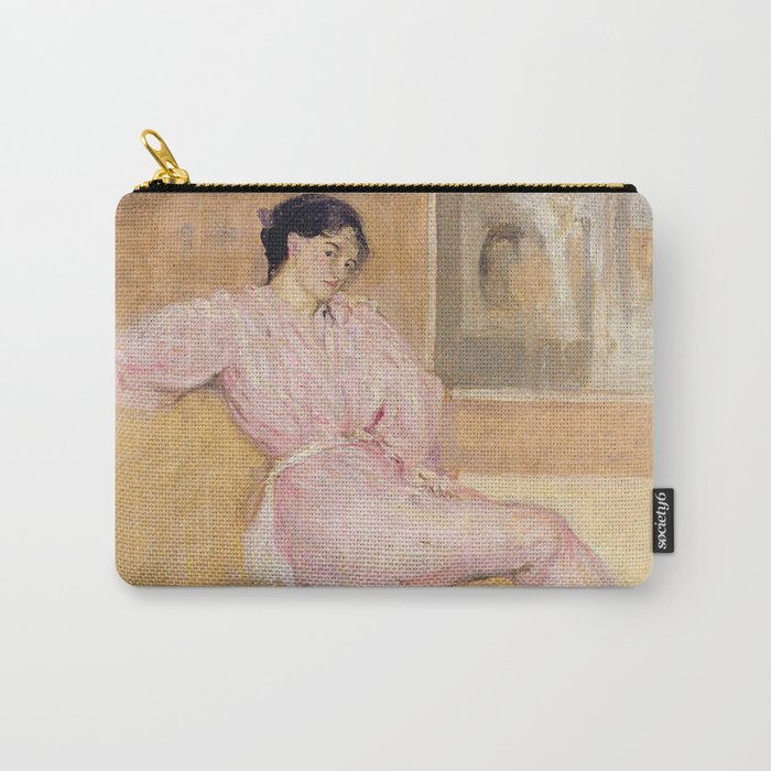 Lady in pink c.1901 - Charles Conder Carry-All Pouch