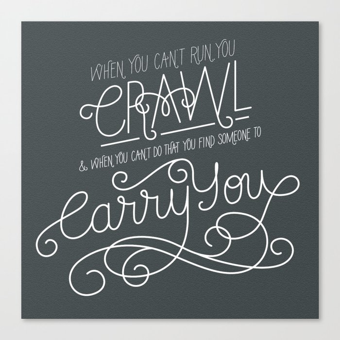 Firefly Quote : Carry You Canvas Print