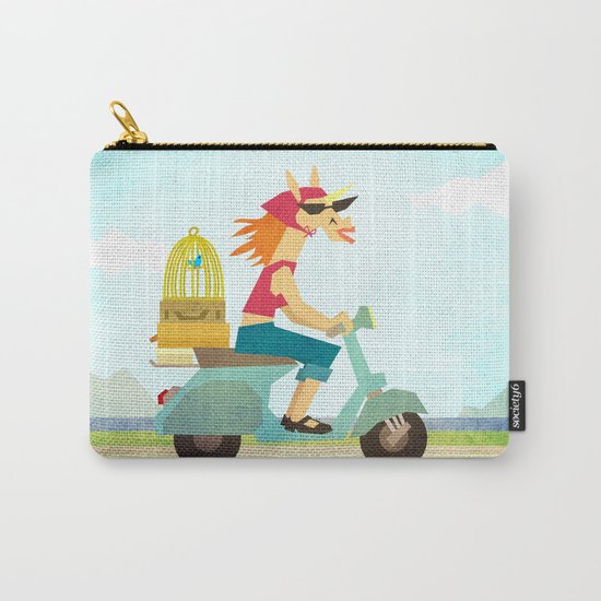 Enjoy the Ride Unicorn Carry-All Pouch