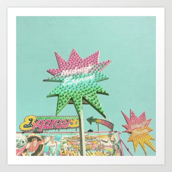 Up in Lights Art Print