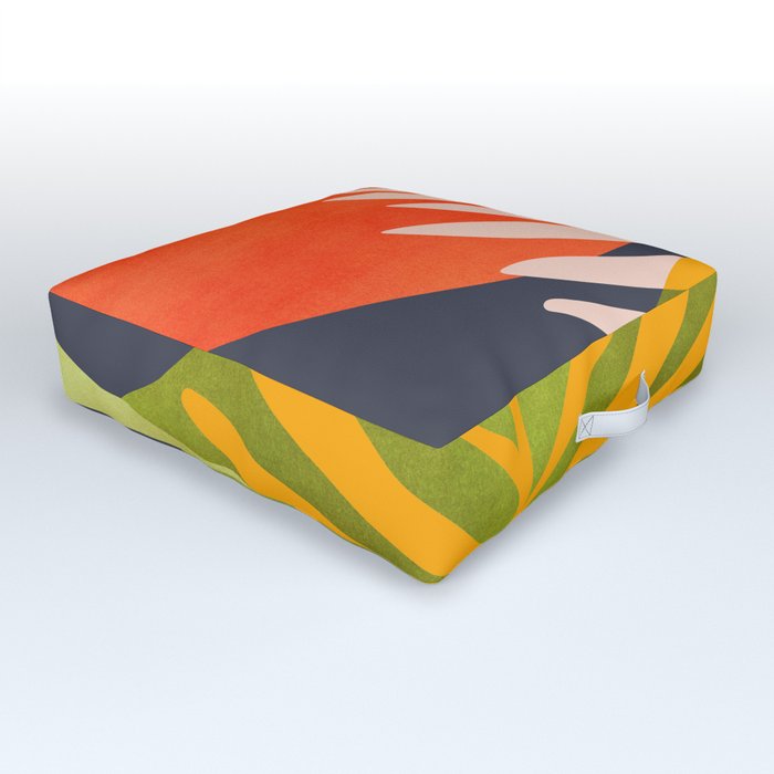 Maximal Sunset Scene Outdoor Floor Cushion