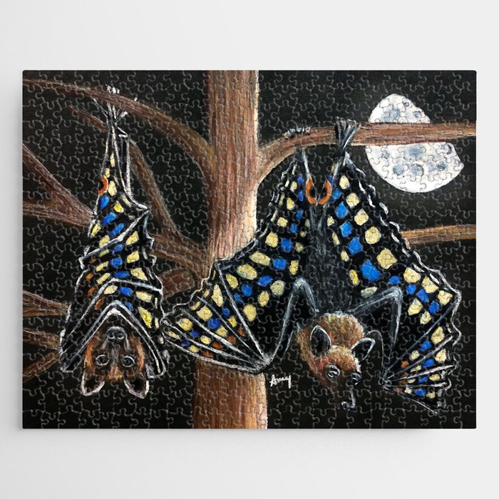 "Batterflies" - Butterfly Bats Jigsaw Puzzle