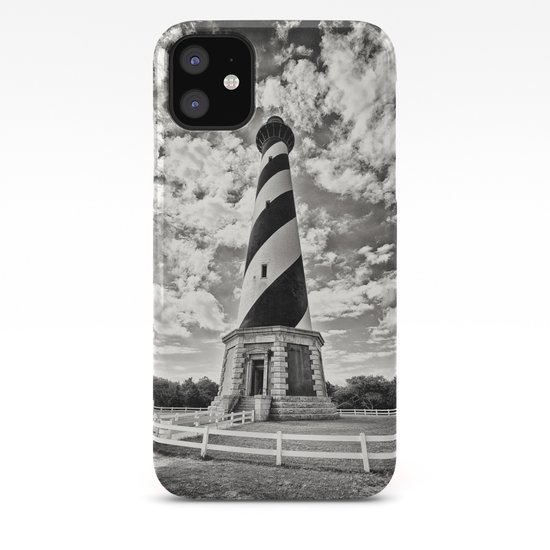 Sepia Cape Hatteras Lighthouse Outer Banks Nc Iphone Case By Bc33969 Society6