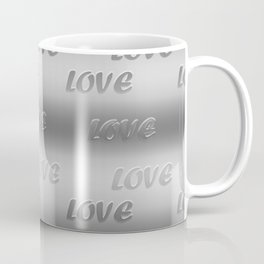 Silver Trendy modern Love Collection Mug