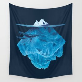 In the deep (iceberg) Wall Tapestry