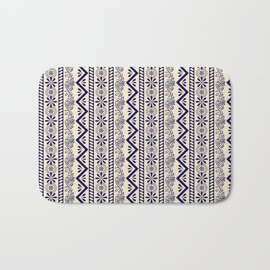 pattern art curtain Bath Mat