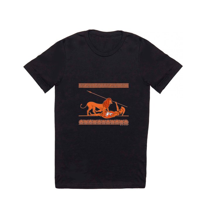 Hoplite and Lion (modern colours) T Shirt