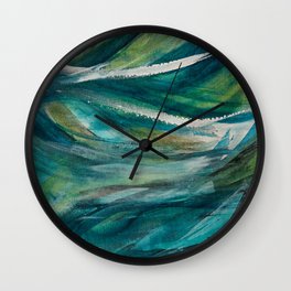 Obedient Wind and Waves Wall Clock