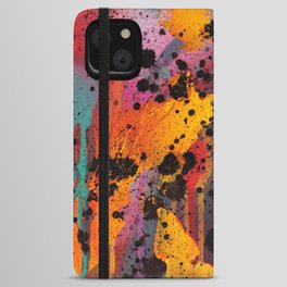 Abstrait 6 iPhone Wallet Case